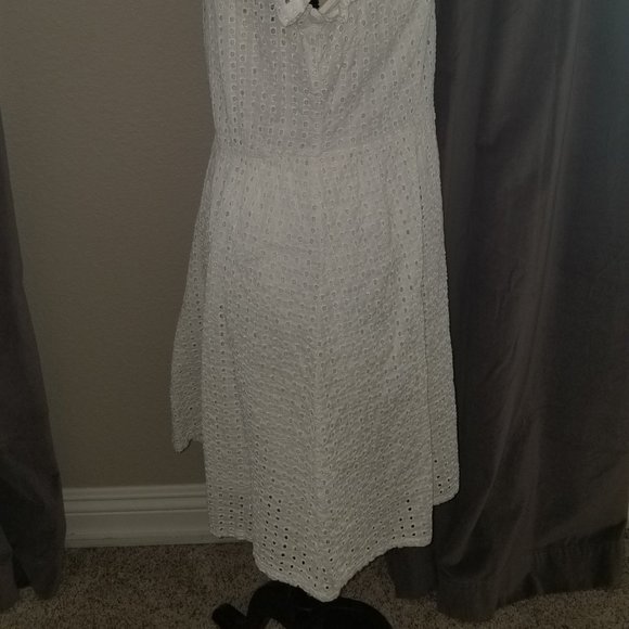 White Sailor Style Lined (tank dress) Dress - Picture 4 of 12